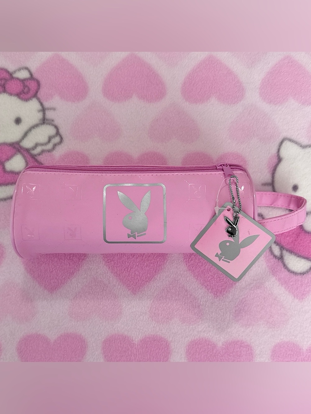 Playboy Monogram Barrel Pouch